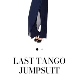 Last Tango Midnight Blue Jumpsuit